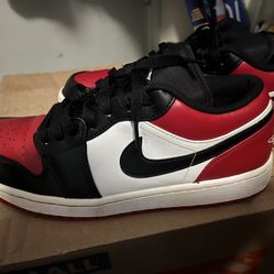 Jordan 1 Low "Bred Toe" 11.5m