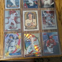 🔥 Awesome 🔥 Mixed Lot Of (9) 💥Shohei Ohtani💥 Cards