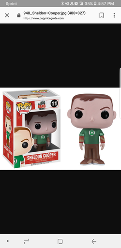 Discontinued Sheldon Cooper funko #11