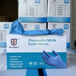 4mil Blue Nitrile Gloves