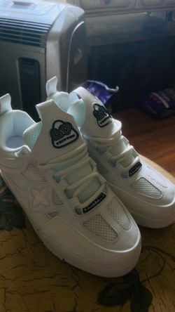White LV Skates