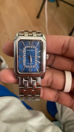 Armitron blue face bracelet Bessel water resistant watch