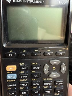 Texas Instruments Calculator TI-86 OBO