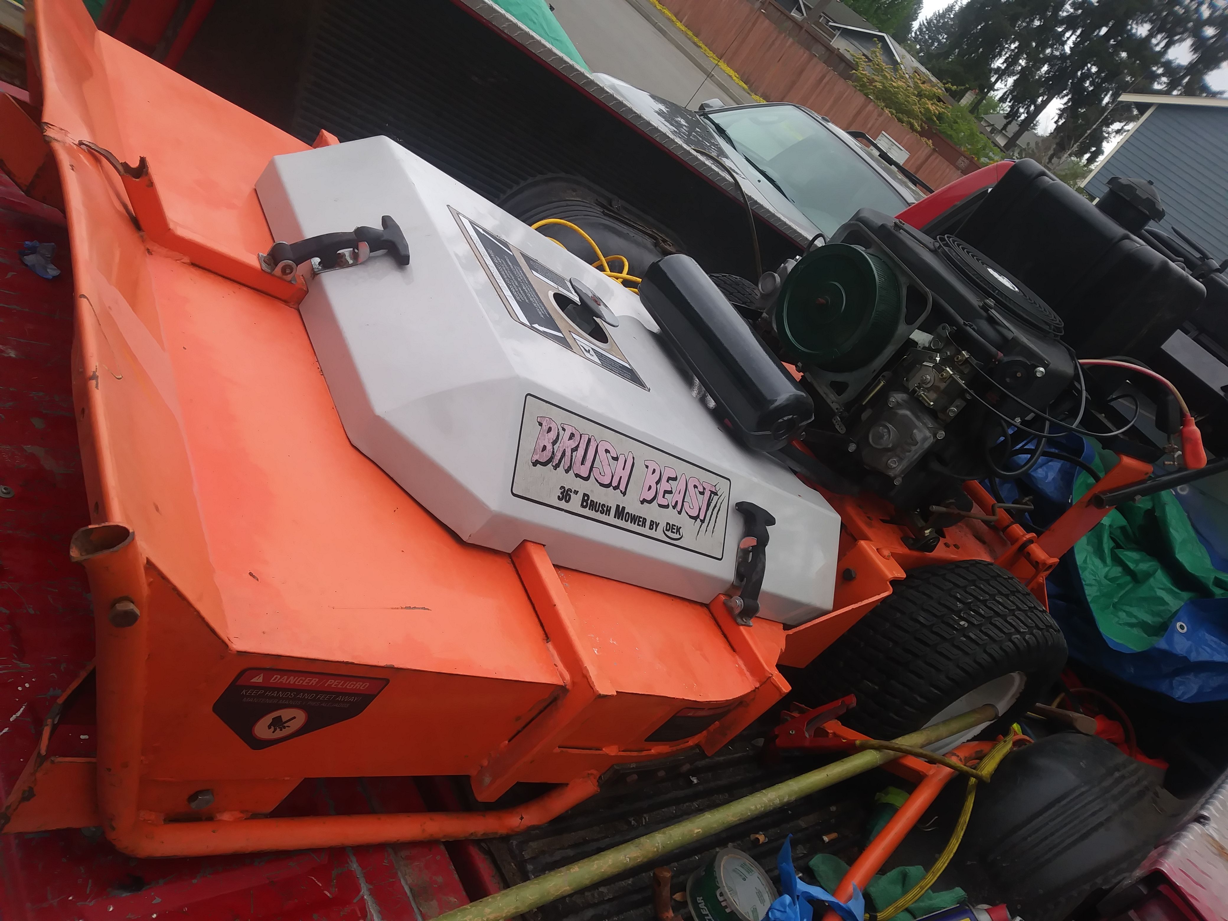 22 hp subaru Brush beast 36" field and brush mower by dek for Sale in