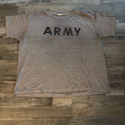 Vintage Army T Shirt Size XL Single Stitch