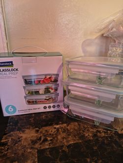 glasslock meal prep set