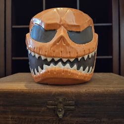 Jack Skellington - Disneyland Trader Sam’s Enchanted Tiki Bar – Orange 1st Edition Disney Tiki Mug