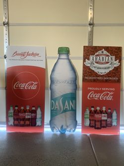 Barrett Jackson & Arabian Horse Show Coca Cola Signs Man Cave Etc