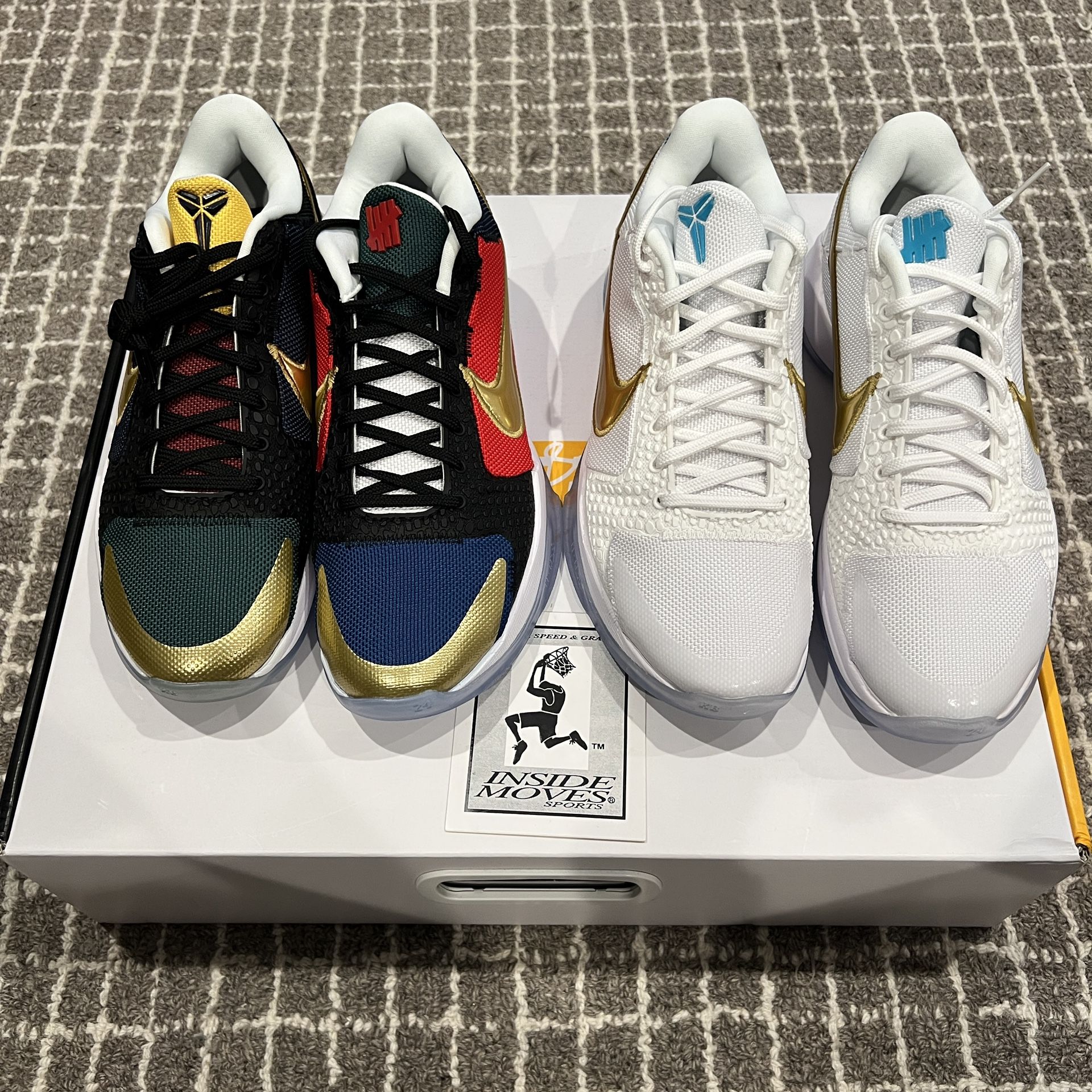 Nike x Undefeated Kobe 5 Protro What If Pack (Both Pairs) - 10.5