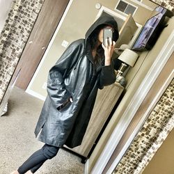 Vintage Wilsons Leather Hooded Jacket