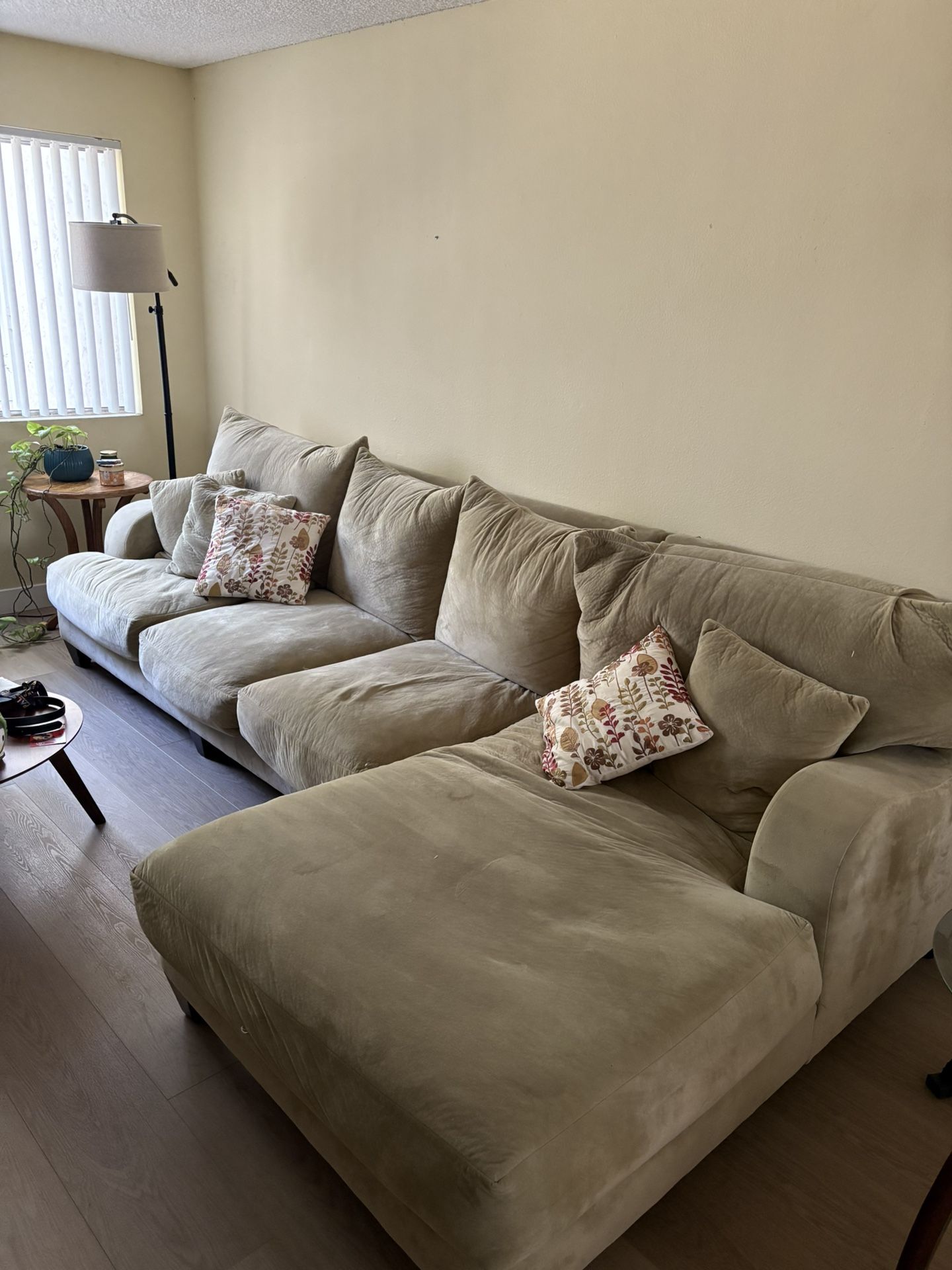 Beige Sectional Couch