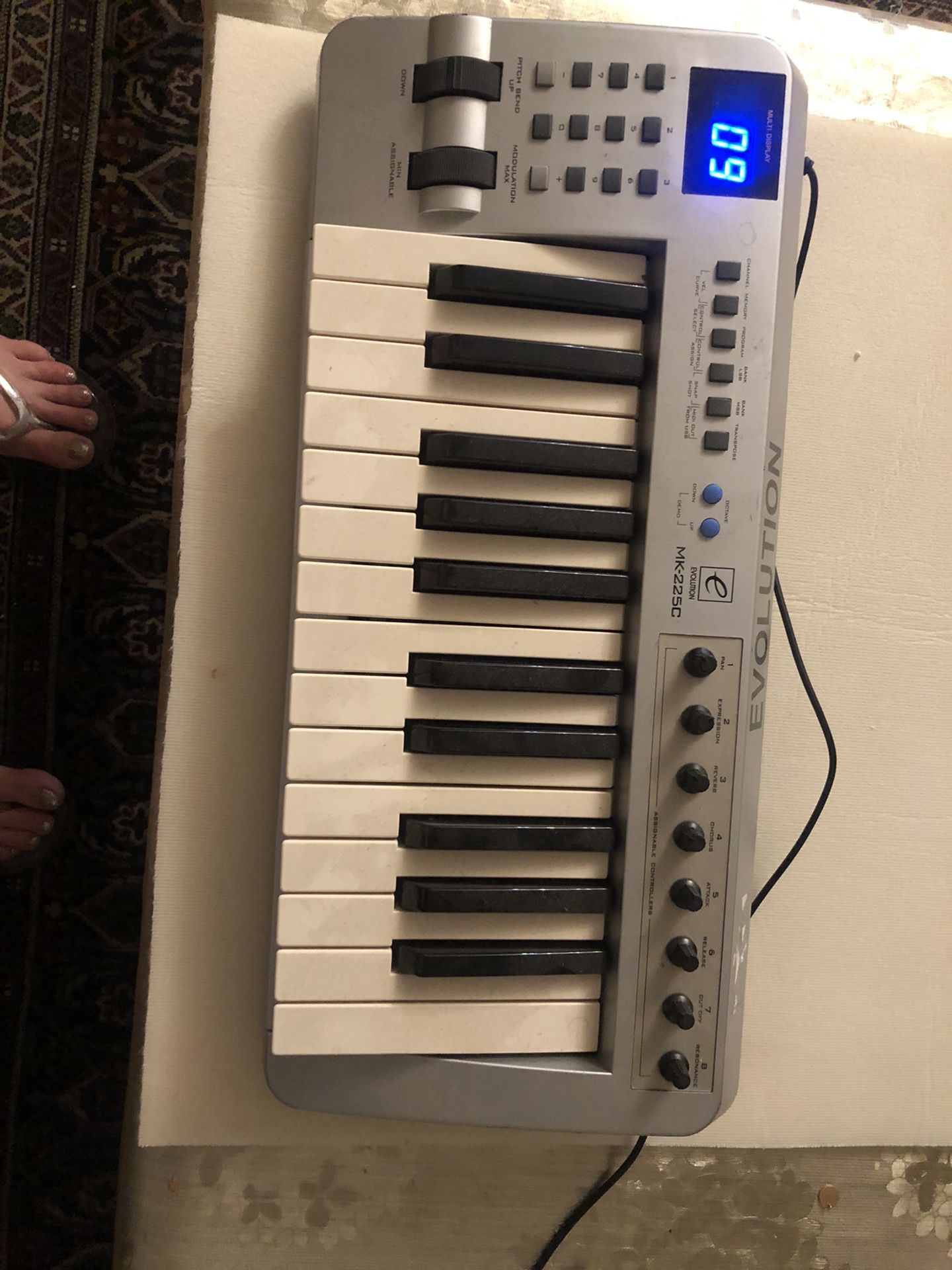 Evolution Mk-225c 25-Key MIDI Keyboard from Evolution