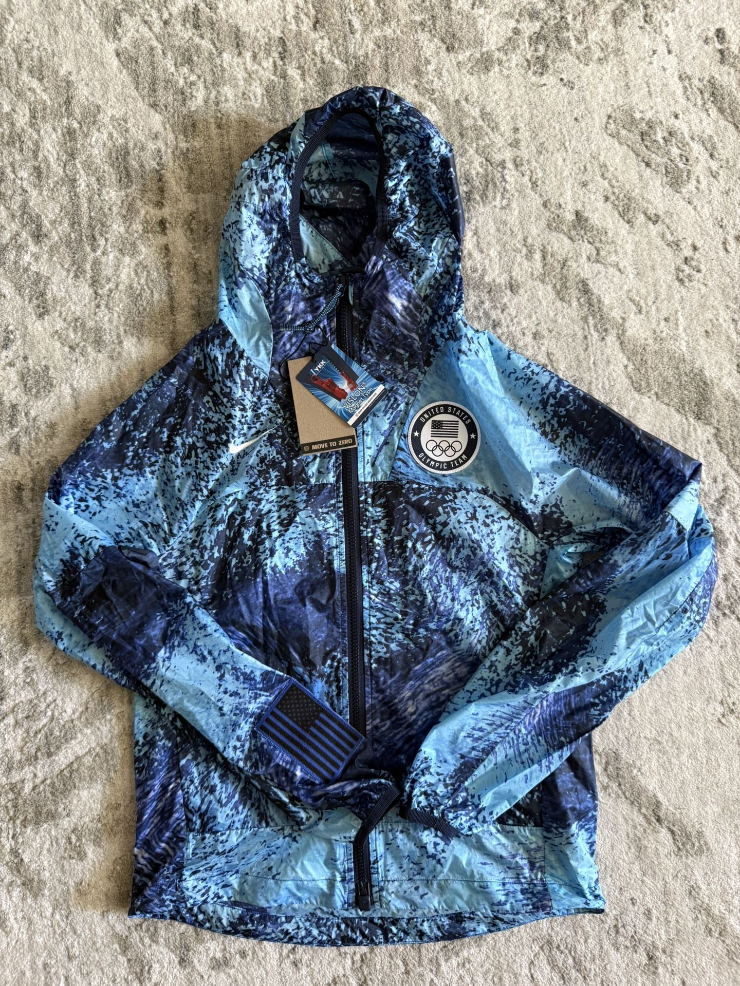 Nike ACG Olympic Team USA Cinder Cone Windbreaker Jacket sz XXS FN4429-405 $145