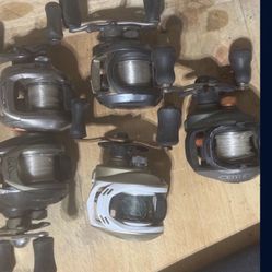 Bait Casting Reels 30$-40$ Each Depending On What One You Want 