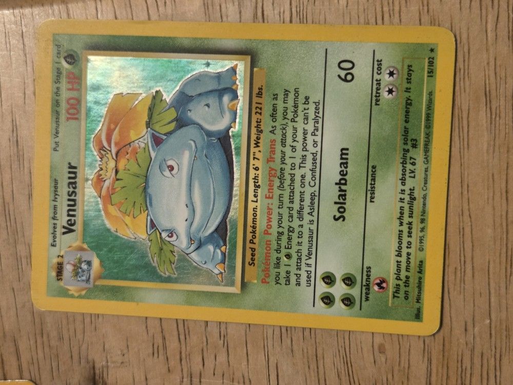 Rare 1999 Vintage Base Set Pokemon TCG Cards