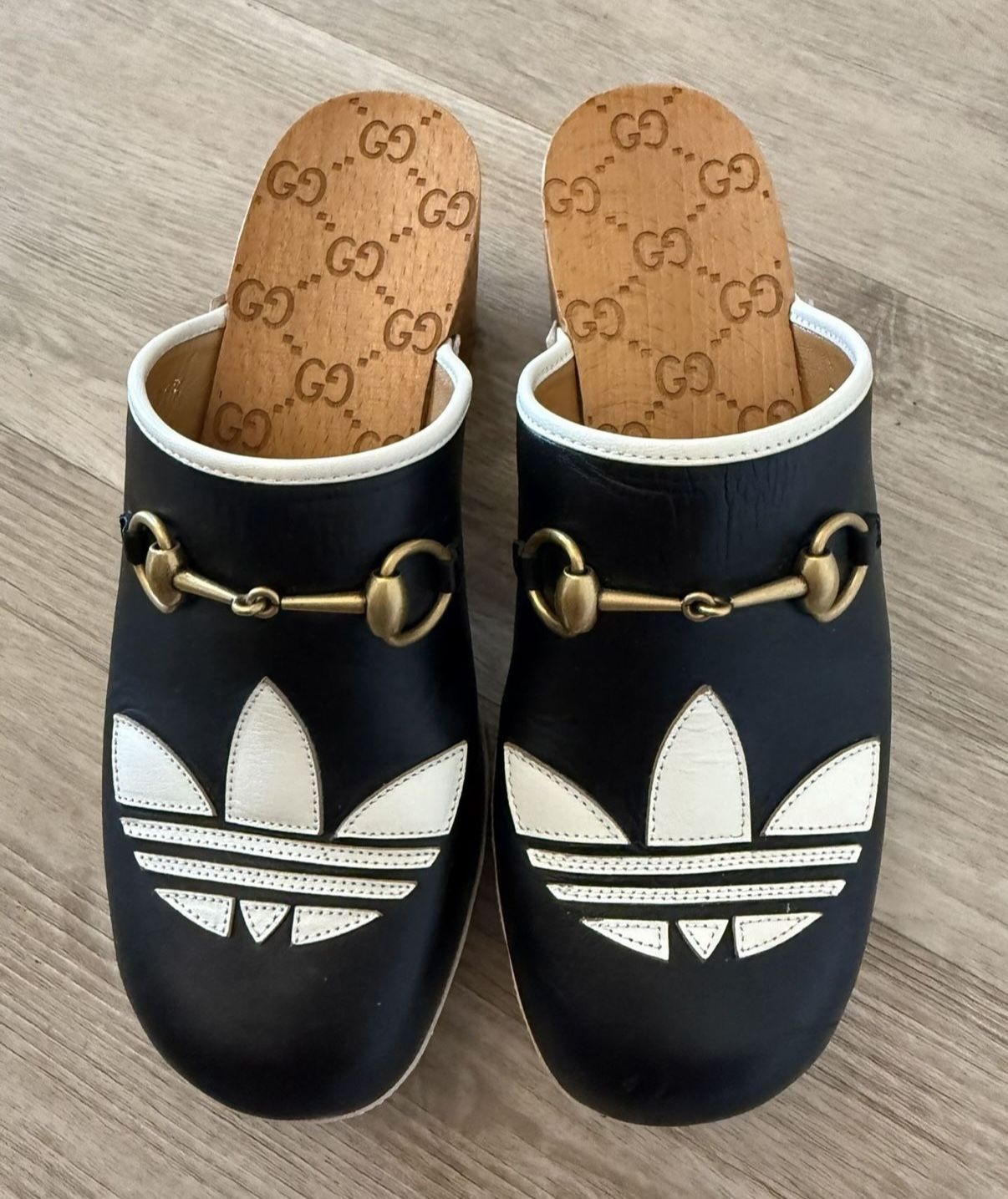 Authentic Gucci X Adidas Clogs
