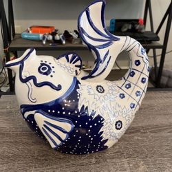 Ceramic Japanese Fish Teapot