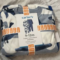 Carters Two Pack Fleece Pajamas 