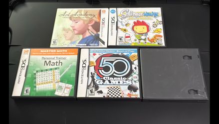 Nintendo DS 5 Game Lot (cooking mama no cover)