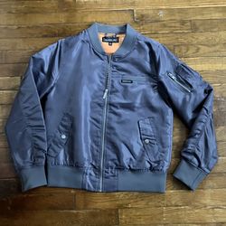 Members Only Jacket Grey Bomber Size Youth XL 18