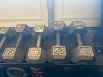 Dumbbells 300lbs total