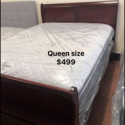 New Queen Size Bedframes With Mattresses////// Camas Nuevas Con Colchones