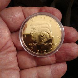 2024 Trump Tribute Coin, Very Historical Coin And Collectible.