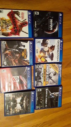 Ps4 games $10 each obo