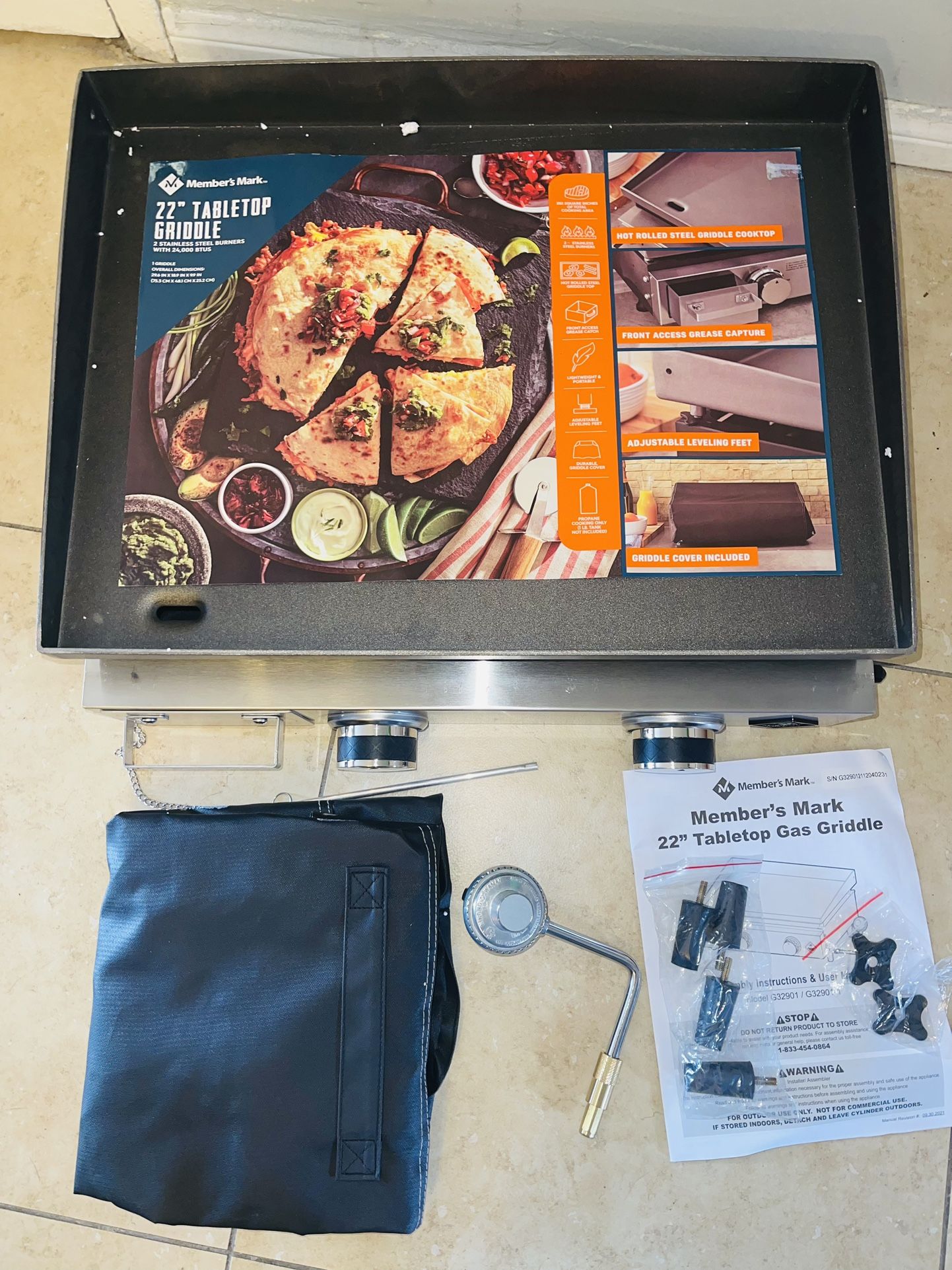 Member's Mark 22" Tabletop Griddle for Sale in Tijuana, Baja California OfferUp