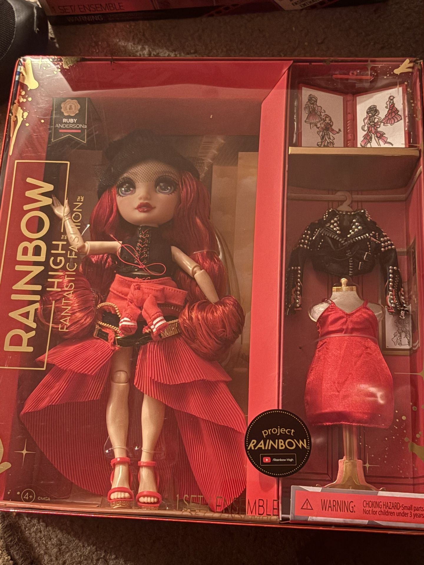 Fashion Dolls Rainbow High Ruby Anderson Edition