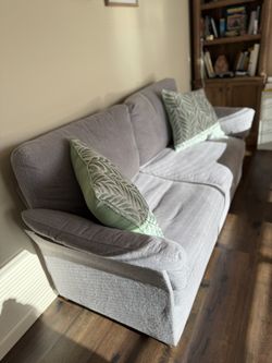 Grey Linen Sofa