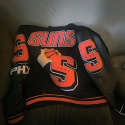 Phoenix Suns Leather Jacket 