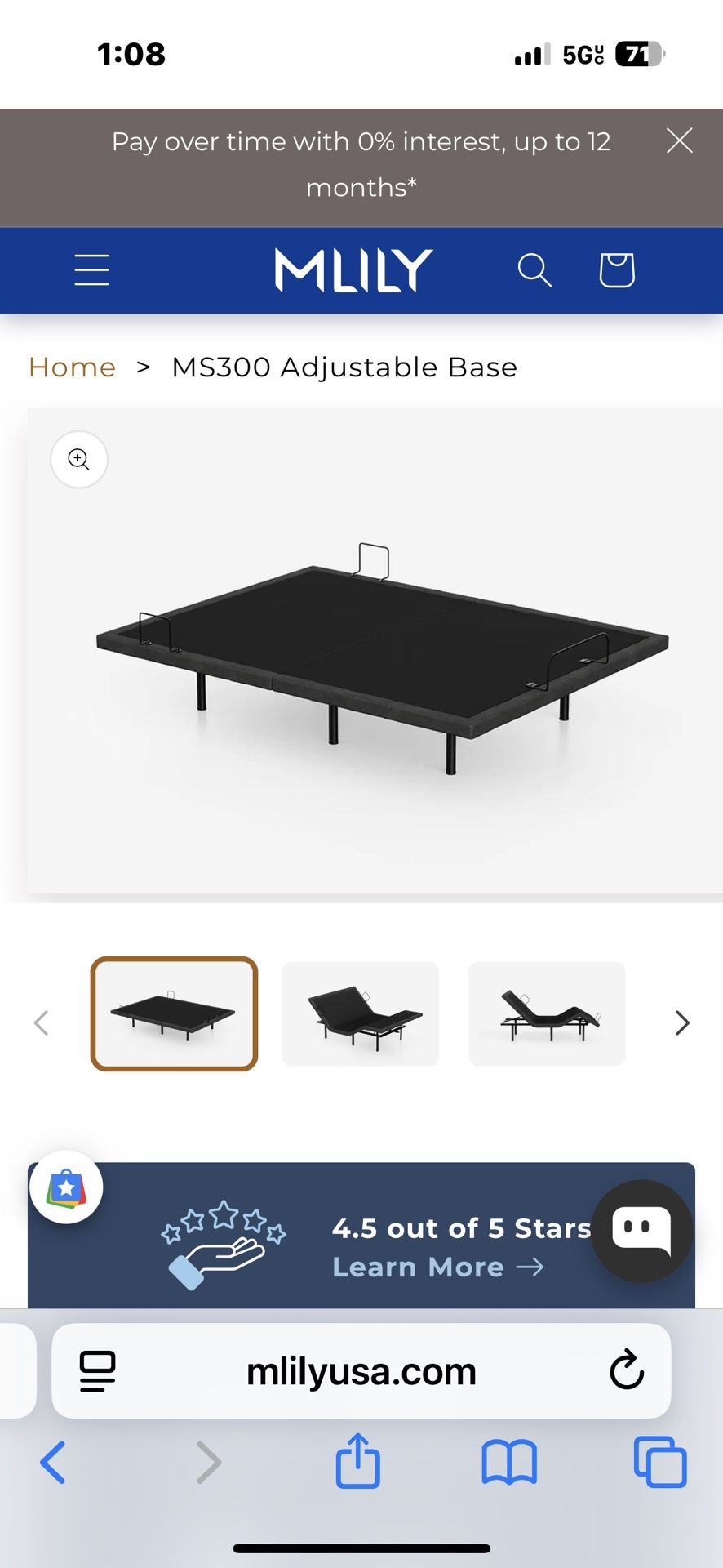 MLILY Full size adjustable Base