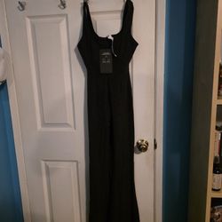 Fabletics Cozy Heather Kick Flare Jumpsuit (Size: XS)