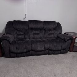 2 full size reclining sofas