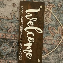 Welcome Door Sign