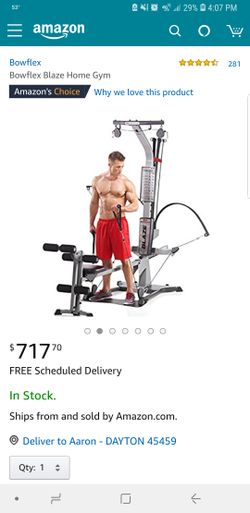 Bowflex blaze additional online weight