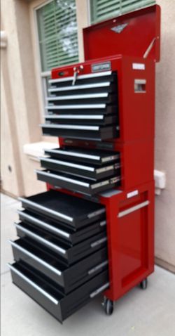 Sears Craftsman QuietGlide 3 Tier Rollaway Tool box
