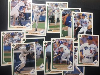 Vintage 1991 Los Angeles Dodgers Sports Cards Team Set