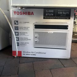 The Toshiba 5,000 BTU Window Air Conditioner (Model: RAC-WK0512CMRU)