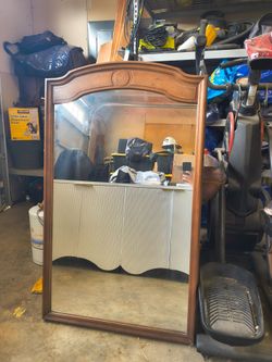 MCM Wood Mirror
