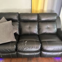 Reclining Sofa Set Must Go Today! Make An Offer!