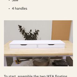 IKEA Desk With Brackets 