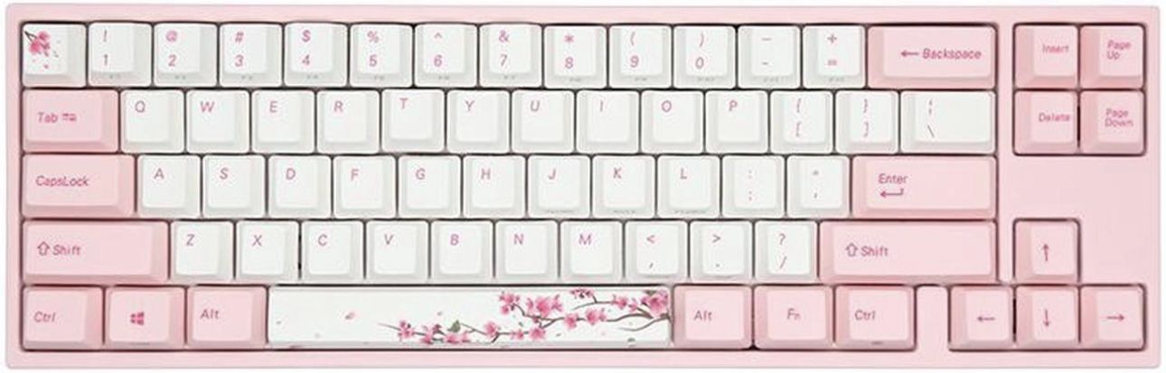 Ducky X Varmilo MIYA Pro Sakura Pink PBT Mechanical Gaming Keyboard