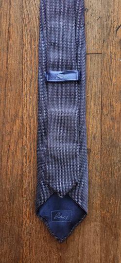 Brioni Micro-Motif Pattern 2.5" Slim Tie (100% Beta Silk) [Handmade In Italy]