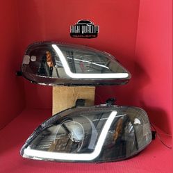 Honda Civic 1999. 2000 Headlights.