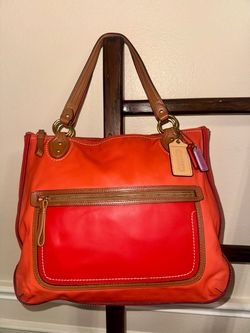 Coach Leather Tote Bag