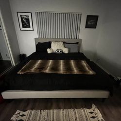 Selling King Size Bed & Foam Mattress 