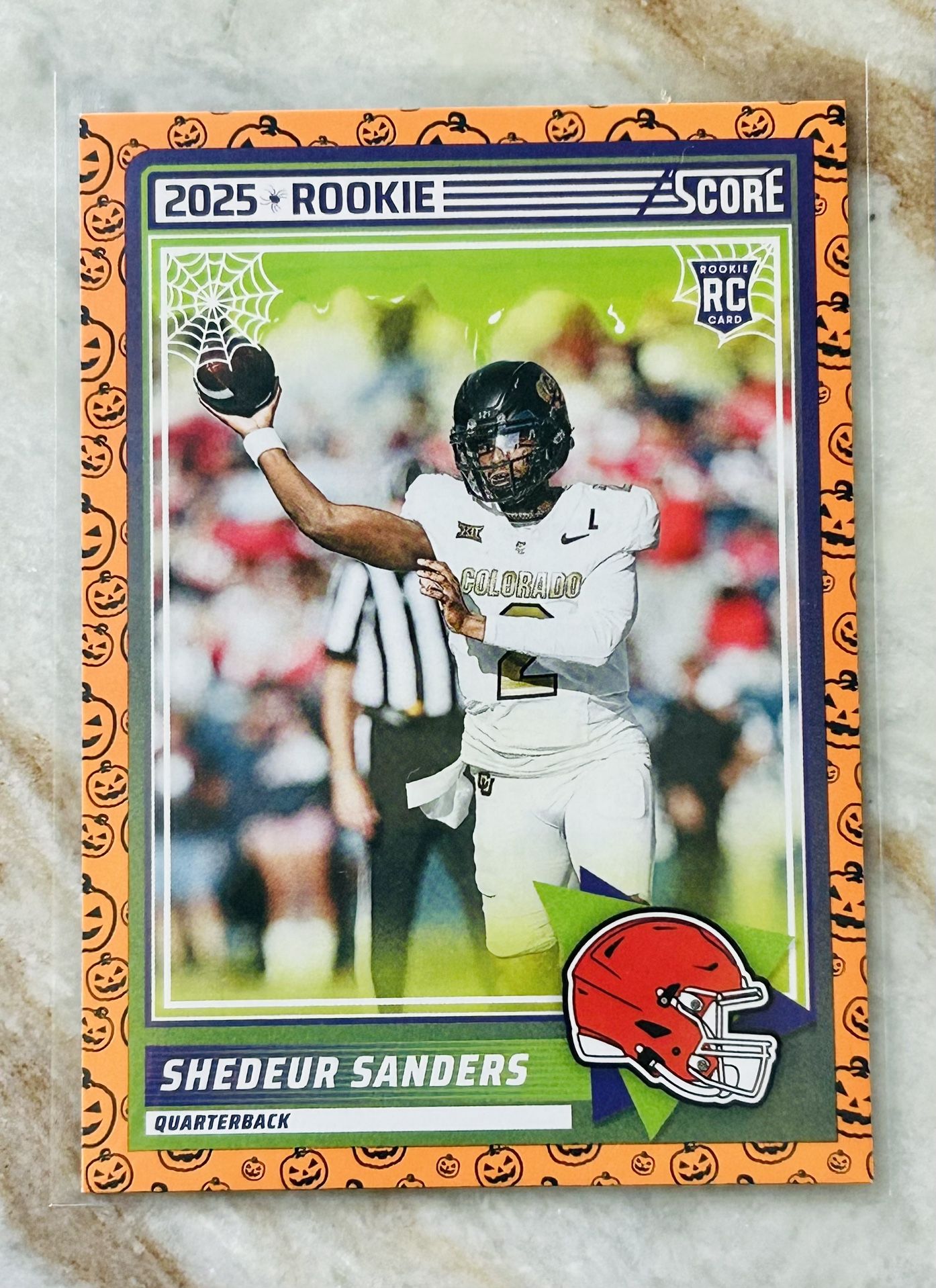 NFL Panini Score Cleveland Browns Shedeur Sanders Trick Or Treat Insert Rookie