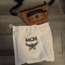 MCM MINI FURSTEN BELT BAG IN VISETOS